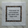 Imperfect: Adulthood Gin -  Needlepoint Canvas — Final Sale