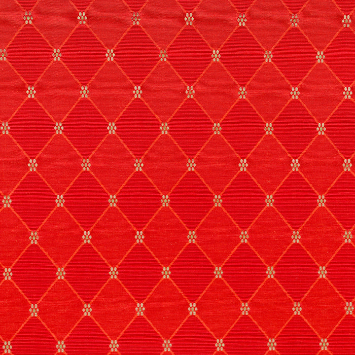 Red and Gold Patterned Fabric